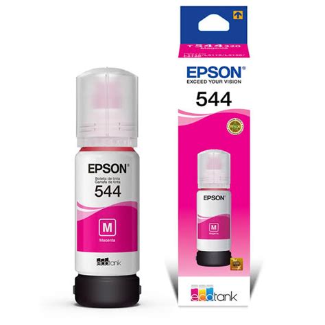 La impresora inalámbrica8 multifuncional pixma g3110 proporciona la capacidad de imprimir, copiar y esta impresora incorpora una almohadilla de tinta más amplia que permite absorber más. REFIL DE TINTA EPSON MAGENTA - T544 - L3150 L3110 3150 ...