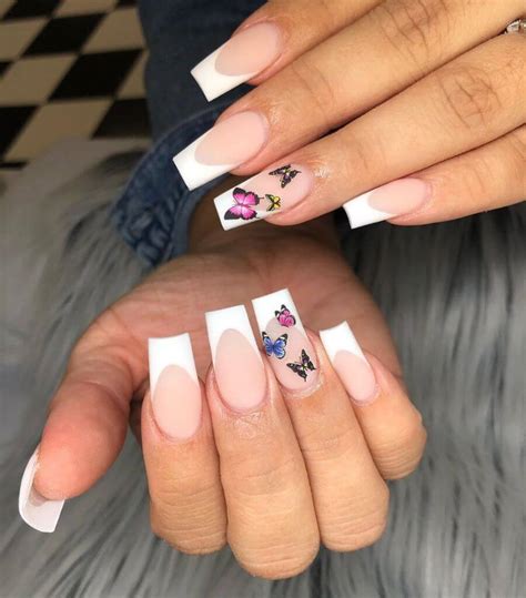 Butterflies look beautiful when they are flying through all. #Quarantine Manicure | Stunning Butterfly Nail Art Designs ...
