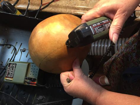 Proxxon fet table saw (table saw): Tiny Tool Time: Gourds made easier with Proxxon Tools!