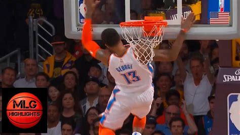 The dunk was the dunk of the playoffs so far and sure to also become a classic we will revisit on it's anniversary. Paul George gets a technical foul after dunk | Thunder vs ...