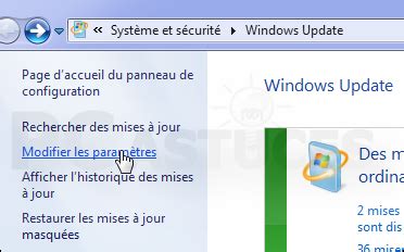 Désactiver les mises à jour automatiques - Windows 7