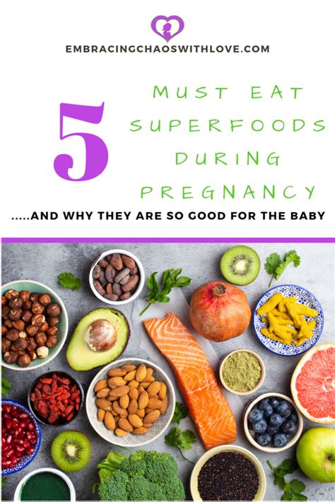 You do not need to go on a special diet, but it's important to eat a variety of different foods. Pregnancy Superfoods for your diet | Embracing Chaos with Love