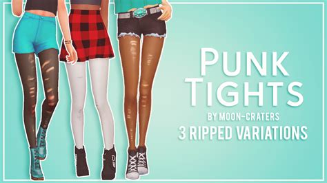 Rita ripped thigh high fishnet stocking sex. Sims 4 CC's - The Best: Punk Tights by MoonCraters