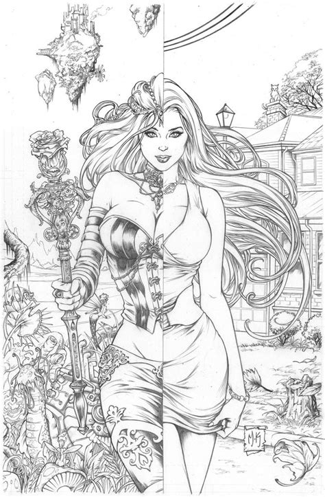 Adult coloring books are a fun product, and can be lucrative if you're planning on selling them. 111 best Sexy Fan Art Coloring images on Pinterest ...