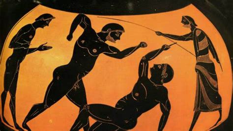 With no weight classifications, no scoring system, no time limit and death a real possibility, boxing at the ancient olympic games appears to have been a brutal and barbaric affair. The ancient Olympics were dirty, violent, corrupt affairs ...