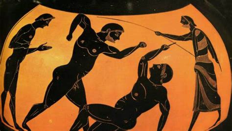 Ancient greeks loved sport and most cities in ancient greece had public gymnasiums where people gathered to train and relax. The ancient Olympics were dirty, violent, corrupt affairs ...