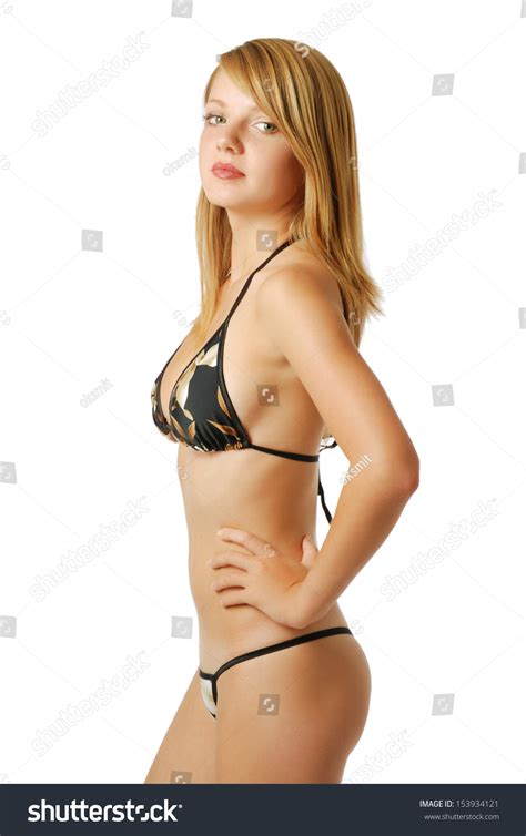 Body shape calculator determines your body type basing on your measurements. Side View Sexy Girl Bikini Stock Photo 153934121 ...