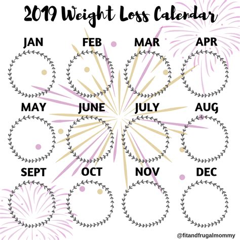 Then record your weight each week, in pounds, kilograms or stone measurements. FREE 2019 Weight Loss Calendars for Instagram - Fit and ...
