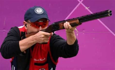 The team ranges in age from 50 ( sandra uptagrafft ) to austen smith , who turns 20 on the day of the opening ceremony. Vincent Hancock wins gold medal for U.S. in skeet shooting ...