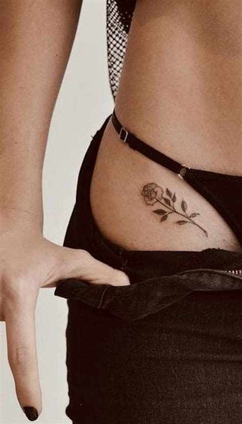 As any other small tattoo rose tattoos can be placed basically everywhere. 30 Delicate Flower Tattoo Ideas | Hip tattoo, Hip tattoo ...
