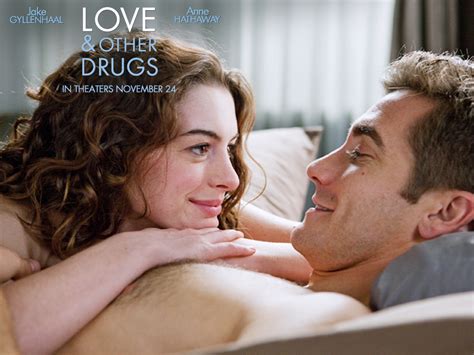 Frisky blonde lu elissa strips off retro panties and wanks in nylons garters and heels. Love and Other Drugs Wall - Anne Hathaway and Jake ...