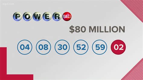 Lottery officials the lott said only one ticket had the correct combination to claim the top prize. Check your lottery tickets! $80 million winning Powerball ...