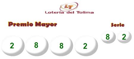 Este es el resultado de la loteria del tolima de la noche del martes 15 de junio 2021, , acá encontraras los resultados actualizados de la loteria del tolima que juega todos los lunes a las 10:30pm, te deseamos mucha. Resultado lotería del Tolima, lunes 7 de octubre de 2013 ...