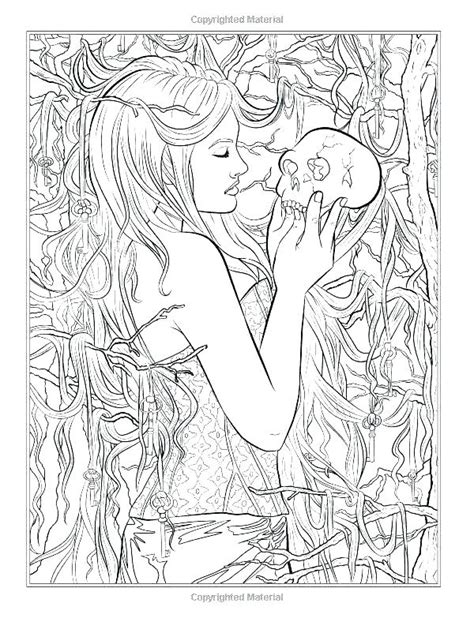 Inspired by nature or completely surreal, these drawings differ from mandalas because they are not concentrated on a single point. Gothic Fairy Coloring Pages Printable at GetColorings.com ...