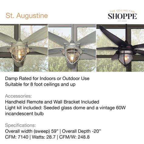 Check out our nautical ceiling selection for the very best in unique or custom, handmade pieces from our shops. St. Augustine ceiling fan | Ceiling fan, Ceiling, Outdoor ...