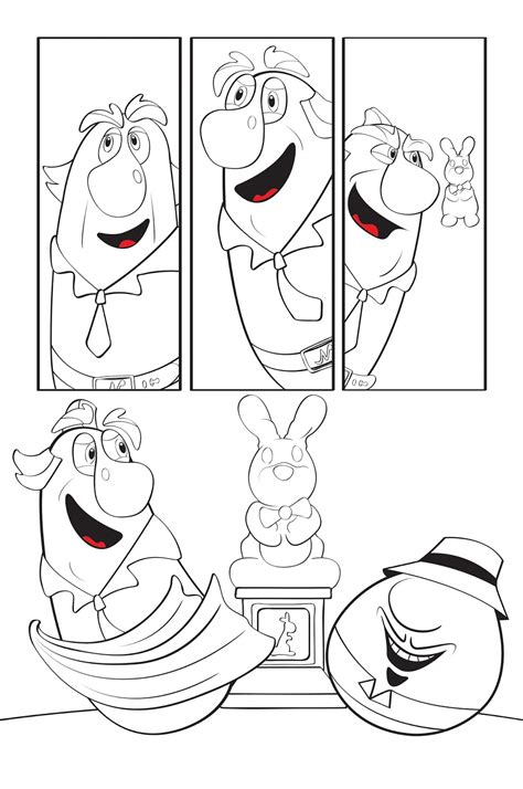 The series was created by phil vischer and mike. Philip A. Buck: Coloring VeggieTales Super Comics: Rack ...