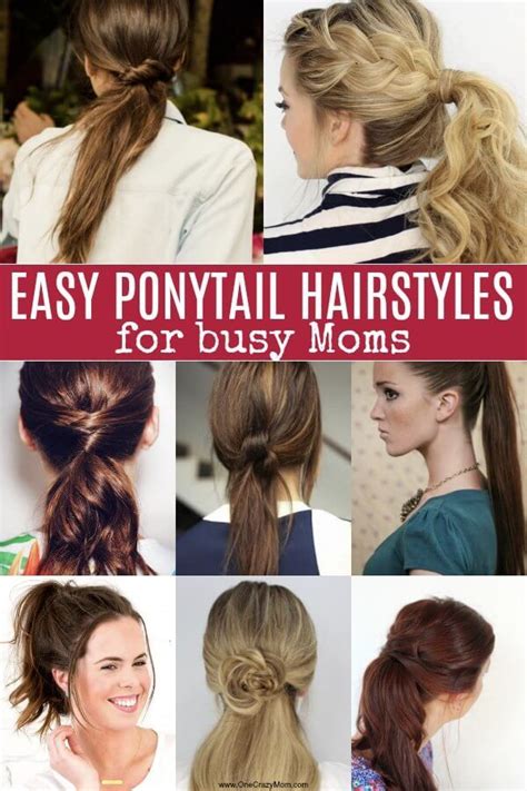 In this article, i am showcasing 20 hairstyles for moms who have long hair. Quick and Easy Ponytail Hairstyles for Busy Moms ...