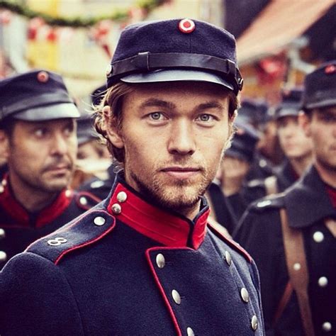 The letter for the king is the. Jakob Oftebro in "1864" HOT HOT HOT | Captain hat, Male ...