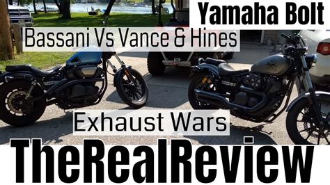 Xitomer aftermarket 161 pcs plastics engine body frame exhaust bolts kit fit for yamaha yfz450r yfz 50x atv bolt kit, atv fasteners bolts kit. Yamaha Bolt BASSANI Exhaust VS Vance and Hines COMPARISON ...