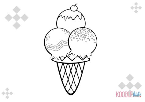 The coloring pages for ice cream is easy because there are many kinds of the dish that you can use. Pin on Make Coloring Pages DIY