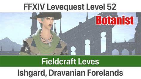 We did not find results for: FFXIV Botanist Leves Level 52 - Ishgard, Dravanian Forelands - Heavensward - YouTube