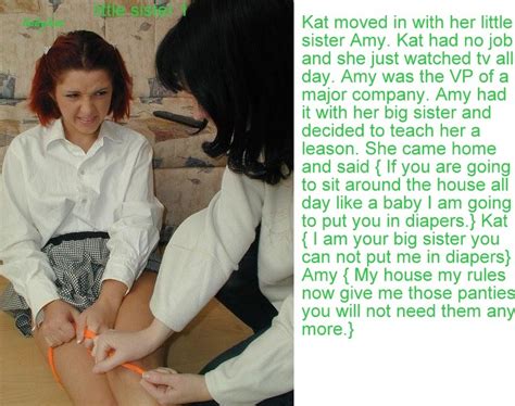 Diaper punishment and changed in a diaper sissy.: abdl sissy diaper captions: diaper captions abdl 2 part