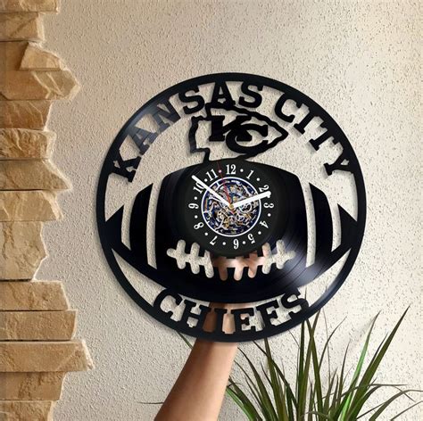 These kansas city experiences make great gifts for family or friends, or you can book one for yourself! Kansas City Chiefs Vinyl Clock Xmas Gift Idea Wall Clock ...