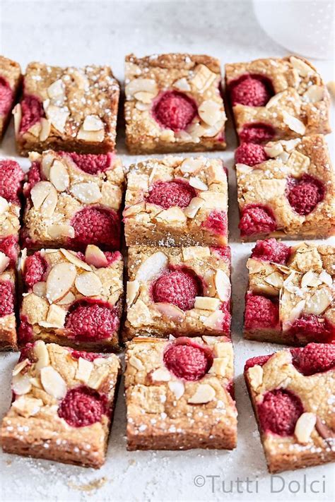 Just be sure to snag a piece for yourself before it's gone. Raspberry Almond Blondies | Recipe | Food processor recipes, Valentine desserts, Low carb chocolate
