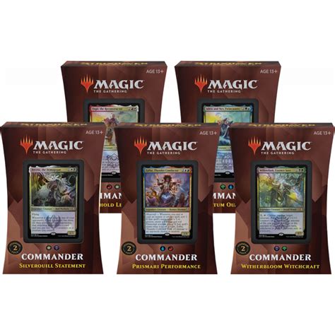 This deck was build in early 2018 and was modified to fit the latest banlist from. Strixhaven: Akademie der Magier - Commander-Decks Set (5 ...