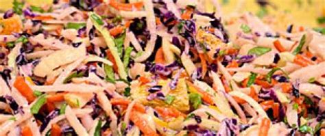 Sesame breadsticks are the perfect accompaniment to this hearty salad. Jicama Fennel Citrus Salad | Saladmaster Recipes