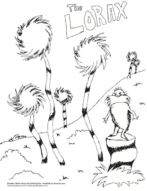 Maybe you would like to learn more about one of these? The Lorax Trees Coloring Pages wallpaper | Dr seuss ...