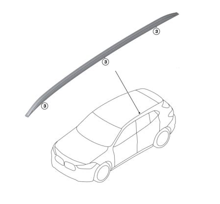 2012 bmw x3) 4 out of 5 stars Genuine BMW PKF25ROOFRAILB | F25 X3 Roof Rail Retrofit Kit - Shadow Line Black | FREE Shipping ...