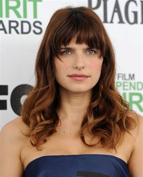 Hairstyles with bangs for long, medium and short hair offer you a wide array of styling options cute short bob haircuts and hairstyles with bangs are a way to look classy, spending minimal time on. Lake Bell Photos Photos: Film Independent Spirit Awards ...