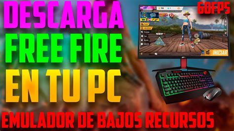 Free fire es un juego que sigue la dinámica battle royale. Como Jugar Free Fire en PC - Graficos Ultra a 60fps | PC ...