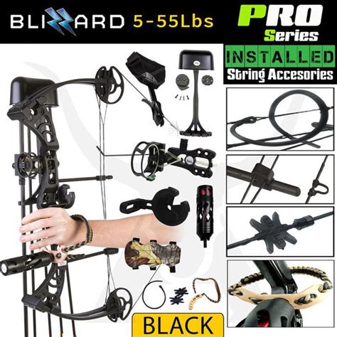 A bow is the powerful weapon you'll use while hunting. APEX BLIZZARD 5 - 55 LBS Compound Bow Archery Bow Hunting ...