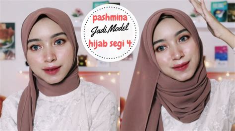 Kemudian, pasang inner renda yang telah disiapkan. Tutorial Hijab Pashmina Menjadi Model segi Empat - YouTube