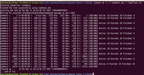 Official twitter account of jmeter, the oss performance testing tool by @theasf. SamRanga's Thoughts: Apache JMeter Non-GUI Mode Summary Outputs