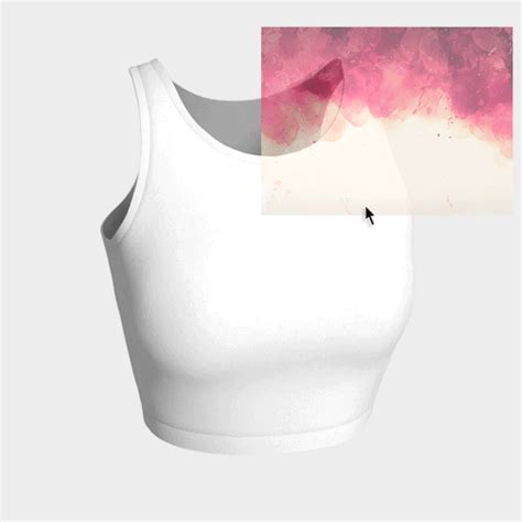 Custom printed Athletic Crop Tops | Products | Art of Where