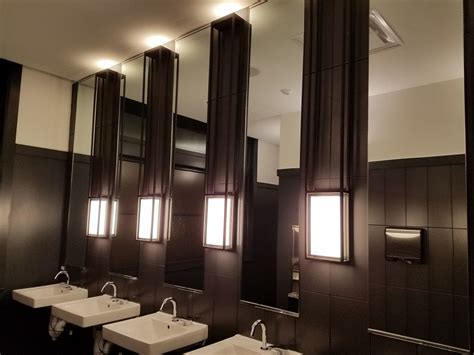 Design trends in the commercial restroom continue to evolve. Commercial restaurant restroom lighting design | Lighting ...