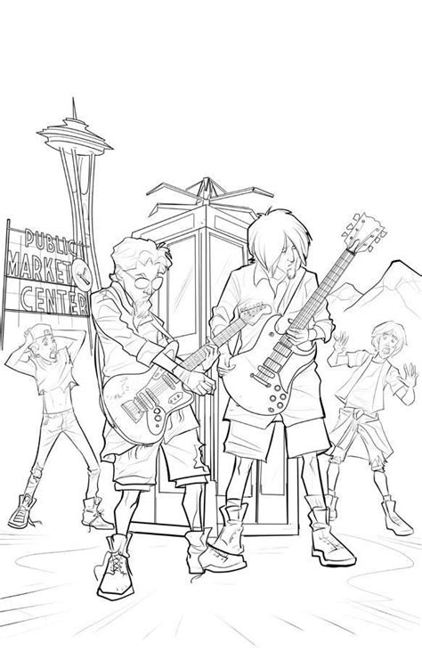 As is well known creative activities play an important role. "Bill & Ted" | Home art, Comic art, Adult coloring pages