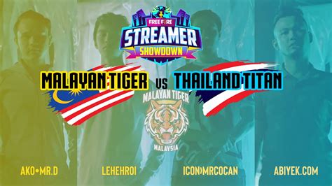 Malaysia vs thailand 2019 youtube. 2019 Free Fire Streamer showdown - Malaysia vs Thailand ...