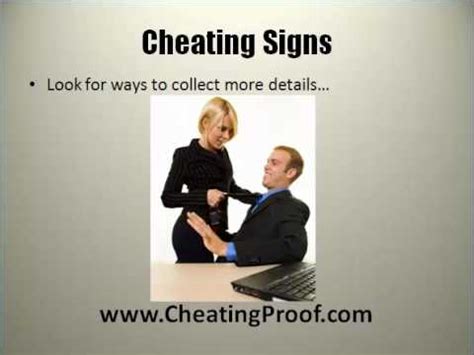 It's just the type of thing that you need to carefully evaluate the risk versus the reward. Husband Cheating With Co-Worker - Signs of An Affair - YouTube