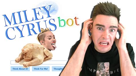 20:00 największa gala typu freak fight. CLEVERBOT TO MILEY CYRUS?! cleverbot, clever bot, funny ...