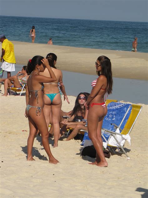 Sexxy blond lesbea teasing a hot young lady. Hot Brazilian Chicks on Ipanema Beach | You can see many ...