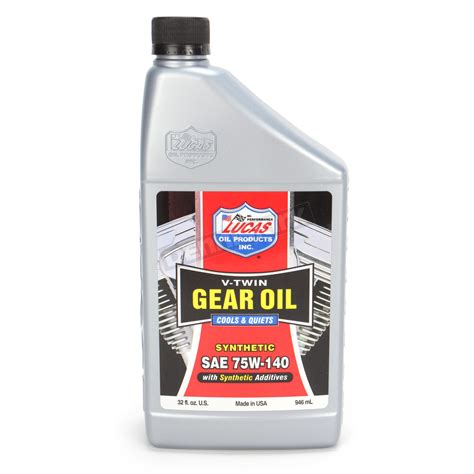 Best motorcycle oil for harley davidson. Lucas Oil V-Twin Synthetic Gear Oil SAE75W-140 - 10791 ...