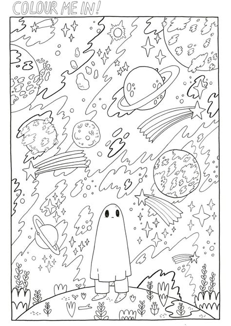 Home » coloring pages » 52 splendid aesthetic coloring pages. Pin on Sad Ghost Club