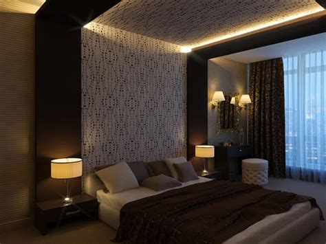 The housing is illuminated with two led light strips that are fully dimmable. False Ceiling Designs