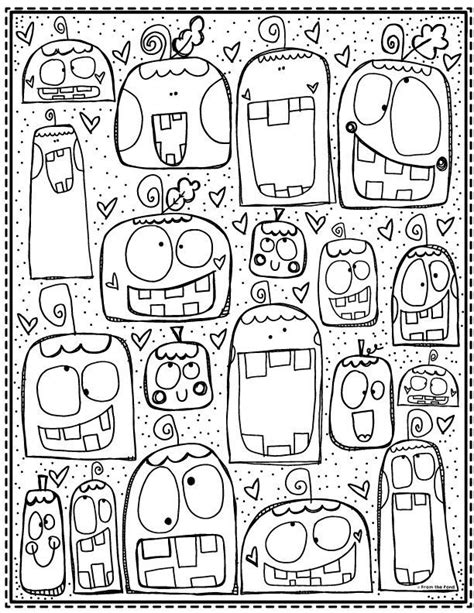 Discover various funny doodles created by our artists, color it or use it as inspiration to imagine your own drawings ! Pin by Mini on ColorSheets | Pumpkin coloring pages ...