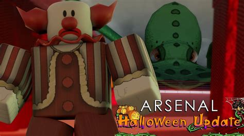 Part i begun on the same day as the update was released, upon entering the main screen you will be greeted with a choice to choose one halloween skin and one unusual. Roblox Arsenal Halloween Update Showcase (Maps, Characters ...