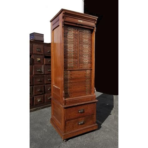 Check spelling or type a new query. Antique Roll Top File Cabinet by a.b Dick Co. Chicago ...